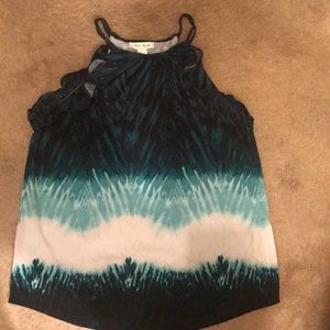 WHBM tank with ruffle detail